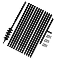 Grondboor 100 mm met 13 m verlengstuk Staal - thumbnail