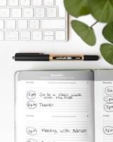 Rollerpen uni-ball eye eco 150e b rood | 12 stuks - thumbnail