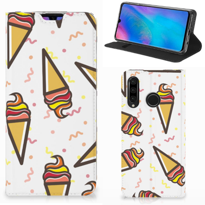 Huawei P30 Lite New Edition | Flip Style Cover | Icecream