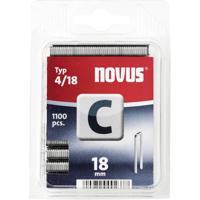 Novus Nieten Smalrug C 4/18 mm - 2000 Stuks - thumbnail