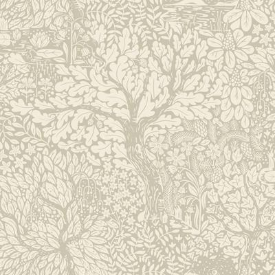 Dutch Wallcoverings Hjärterum - Olle - Beige/Grijs
