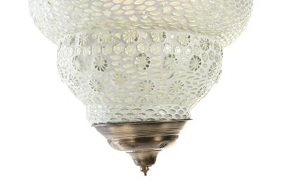 Plafondlamp DKD Home Decor Wit Metaal Kristal 25 W 23 x 23 x 33 cm