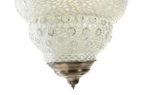 Plafondlamp DKD Home Decor Wit Metaal Kristal 25 W 23 x 23 x 33 cm - thumbnail