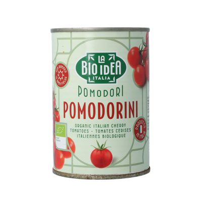 La Bio Idea Cherrytomaten in blik bio 400 Gram La Bio Idea Cherrytomaten in blik bio 400 Gram
