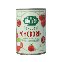 La Bio Idea Cherrytomaten in blik bio 400 Gram - thumbnail