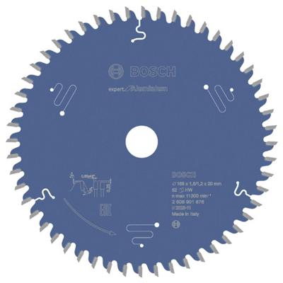 Bosch Accessories 2608901876 2608901876 Cirkelzaagblad Aantal tanden: 52 1 stuk(s)