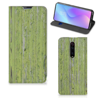 Xiaomi Mi 9T Pro Book | Wallet Case | Green Wood - thumbnail