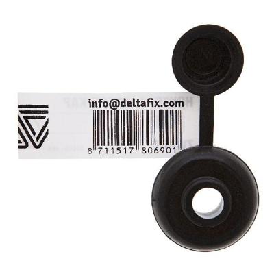 Houtdraadbout kap zwart Deltafix - Deltafix