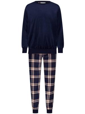 Warme velours heren pyjama ruiten Warme velours heren pyjama ruiten