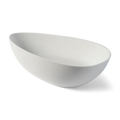 Waskom Luca Sanitair Tate 50x33x12,5 cm Solid Surface Mat Wit Luca Sanitair