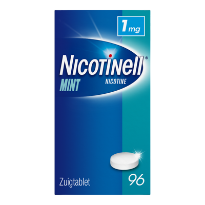 Nicotinell Zuigtablet Mint 1 mg - voor stoppen met roken Nicotinell Zuigtablet Mint 1 mg - voor stoppen met roken