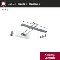 Paulmann Thirty 99891 LED-schilderijlamp 5 W Warmwit Wit - thumbnail