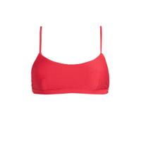 Seafolly bikinitop met rib structuur rood - thumbnail