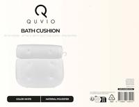 QUVIO Badkussen met haakje - Wit - thumbnail
