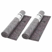 VidaXL Schildersvlies anti-slip 50 m 180 g/m² grijs 2 st - thumbnail