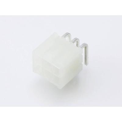 Molex 353180620 Male header, inbouw (standaard) Totaal aantal polen: 6 Rastermaat: 4.2 mm Inhoud: 1 stuk(s) Bag