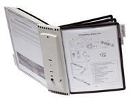 Durable Wandhouder voor bureaustandaard SHERPA WALL 10 - 5631 Rood, Zwart DIN A4 Aantal meegeleverde displaypanels 10 - thumbnail