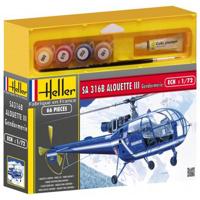 Heller 1/72 SA 316 Alouette lll Gendarmerie - thumbnail