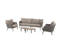 Cannes loungeset met Monroe coffeetafels terre 65 x 32 cm & 80 x 27 cm Taste - Taste - thumbnail