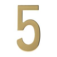 Intersteel Huisnummer 5Numbra 15cm messing - 0013.402045 - thumbnail