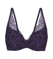 Triumph BH Body Make-up Illusion Lace - Blauw - Kanten beugel bh met brede zachte bandjes - Voorgevormd - Copy - thumbnail
