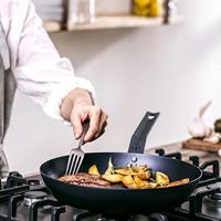 Solid Steel koekenpan 28cm - thumbnail