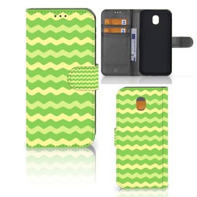 Samsung Galaxy J5 2017 | Telefoon Hoesje | Waves Green Samsung Galaxy J5 2017 | Telefoon Hoesje | Waves Green
