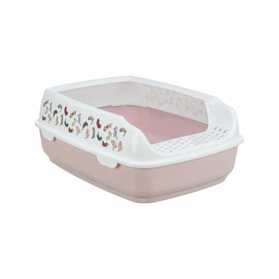 Kattenbak Trixie Delio Wit Lila Plastic 38 × 20 × 50 cm