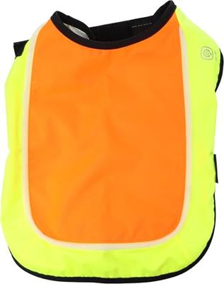 Veiligheidsvest Simi fluo oranje met led licht voor de hond L Veiligheidsvest Simi fluo oranje met led licht voor de hond L