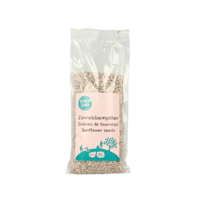 TerraSana Zonnebloempitten bio 500 Gram TerraSana Zonnebloempitten bio 500 Gram
