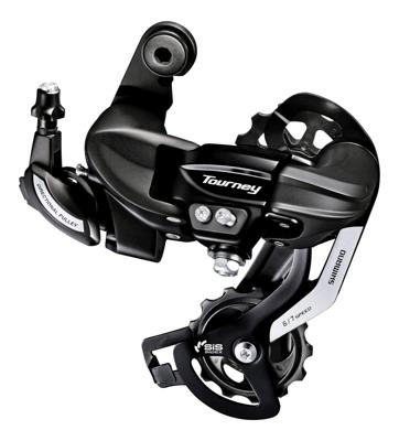 Shimano achter derailleur tourney ty500 z/haak