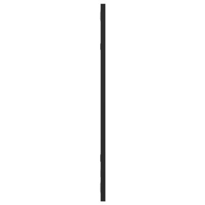 VidaXL Wandspiegel rechthoekig 30x60 cm ijzer zwart