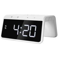 Digitale Wekker Met Draadloze Oplader - Wake up Light - Nachtlampje - Qi Lader - Wit (HCG019QI-WA) - thumbnail