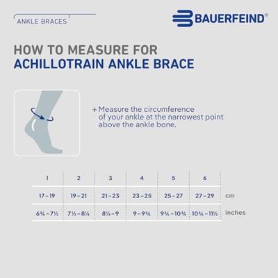 Bauerfeind AchilloTrain Achillespeesbrace (Vernieuwd!) - 1 - Universeel - Grijs
