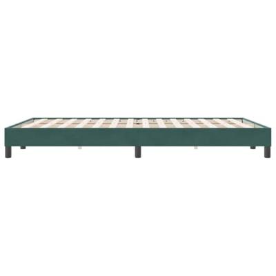 Bedframe zonder matras 140x220 cm fluweel donkergroen