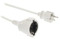 König EC103F1WH Stroom Verlengkabel 3 M H05vv-f 3g1.5 Ip20 Wit - thumbnail