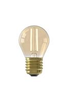 LED volglas Filament Kogellamp 220-240V 3,5W 250lm E27 P45 Goud 2100K Dimbaar Calex - Calex - thumbnail