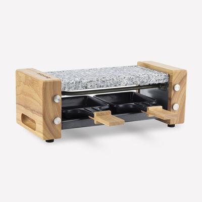 Raclette en Stone Cook 2 People - Hkoenig - Wood Design
