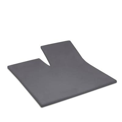 Cinderella single-split topper hoeslaken katoen 160x200 anthracite tot 15 cm Cinderella single-split topper hoeslaken katoen 160x200 anthracite tot 15 cm