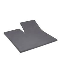Cinderella single-split topper hoeslaken katoen 160x200 anthracite tot 15 cm - thumbnail