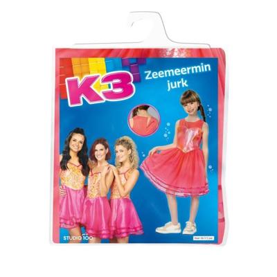 K3 verkleedjurk - lied van de zeemeermin - 3-5 jaar - verkleedkleding
