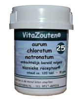 Vitazouten Aurum chlor. natronatum VitaZout nr. 25 120 Tabletten - thumbnail