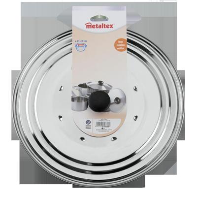 Metaltex Anti Spatdeksel 21-29 cm RVS