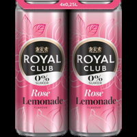 RC Rose Lemonade 0% 4 x 250ML bij Jumbo - thumbnail