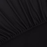 vidaXL Stretch meubelhoes voor fauteuil zwart polyester jersey - thumbnail