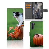 OnePlus Nord | Telefoonhoesje | Met pasjeshouder | Kitten - thumbnail