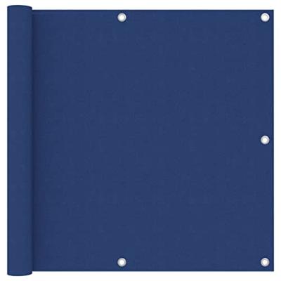 VidaXL Balkonscherm 90x500 cm oxford stof blauw