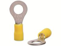 Quadrios 22C459 Ringkabelschoen Dwarsdoorsnede (max.): 6.0 mm² Schachtdiameter: 8.5 mm Deels geïsoleerd Geel 1 set(s) - thumbnail