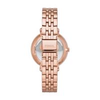 Fossil Dames Jacqueline Three-Hand Day-Date Rosegoudkleurig roestvrijstalen horloge ES3546 - thumbnail