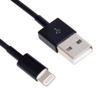 USB Sync data / oplaad kabel voor iPhone 6 & 6 Plus iPhone 5 & 5S & 5C iPad Air Lengte: 1 meter Compatibel met iOS 8.0(zwart) - thumbnail
